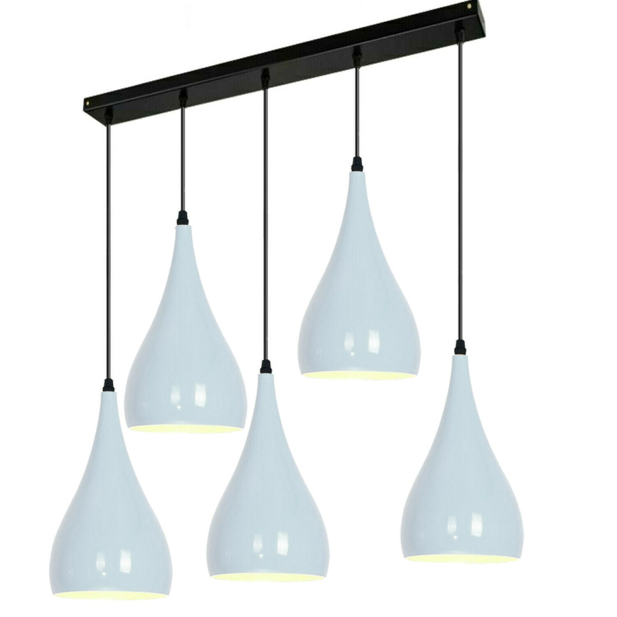 Click to view product details and reviews for White 5 Outlet Ceiling Light Fixtures Black Hanging Pendant Lighting1628.