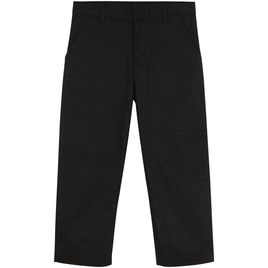 Click to view product details and reviews for Kids Boys Pants Plain School Uniform Pull Up Regular Fit School Trouser 11 12 Years Jet Black.