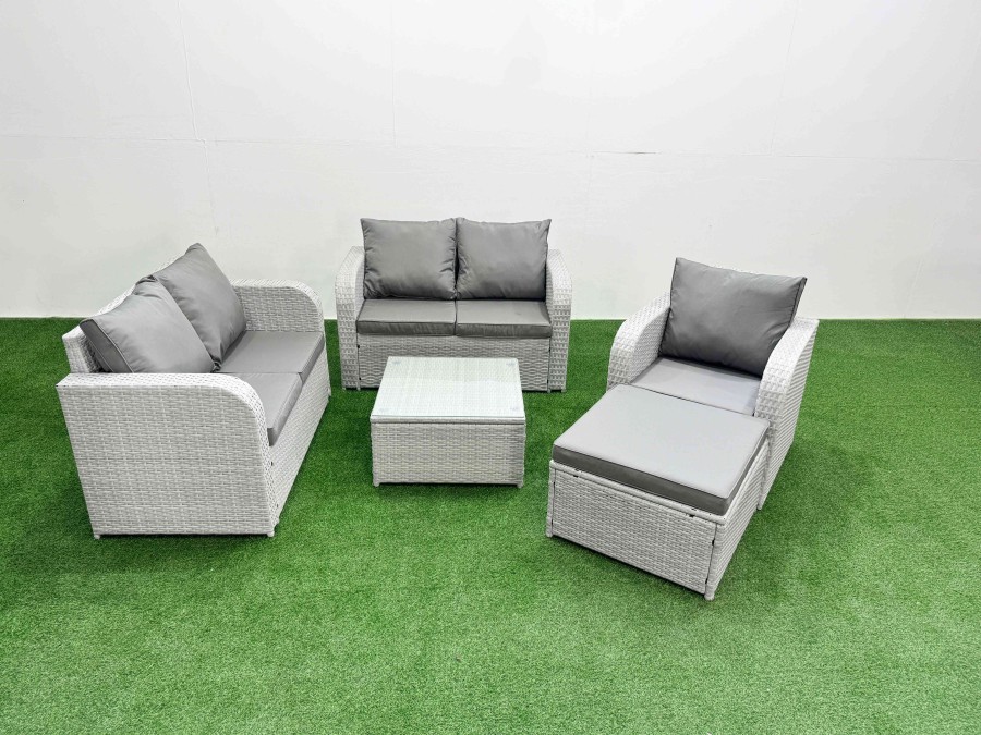 Click to view product details and reviews for Fimous High Back Poly Rattan Garden Furniture Set With Reclining Chair Loveseat Sofa Square Coffee Table Indoor Outdoor Patio Set Big Stool Light Gre. Click to view product details and reviews for Fimous High Back Poly Rattan Garden Furniture Set With Reclining Chair Loveseat Sofa Square Coffee Table Indoor Outdoor Patio Set Big Stool Light Gre.
