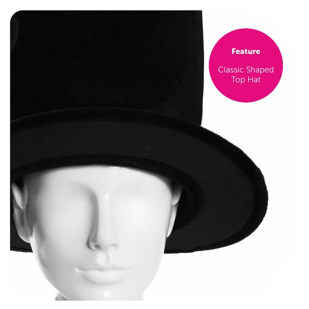 Child's Victorian Soft Top Hat Accessory