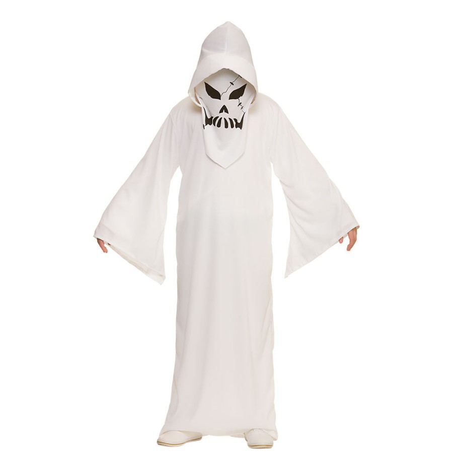 Click to view product details and reviews for Childrens Ghastly Ghost Costume White And Black Choose Size Xl 11 13 Years.