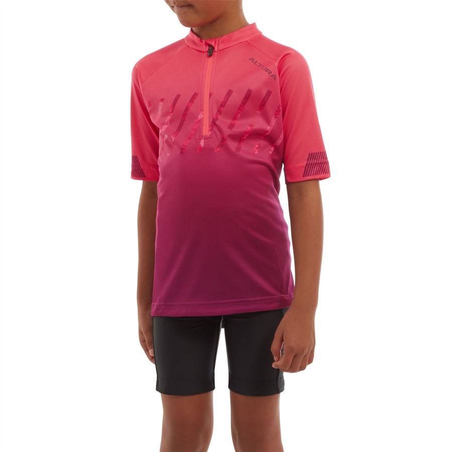 Click to view product details and reviews for Altura Kids Airstream Short Sleeve Cycling Jersey 2022 Pink 5 6 Years Al25kairs2 P4 5.