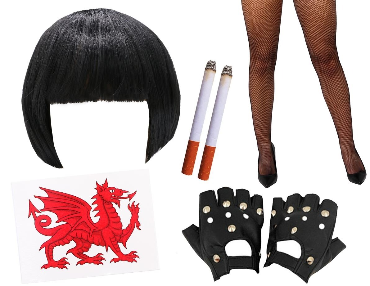 Click to view product details and reviews for Nessa Accessory Set 5 Pcs Wig Cigs Tattoos Gloves Fishnet Tights. Click to view product details and reviews for Nessa Accessory Set 5 Pcs Wig Cigs Tattoos Gloves Fishnet Tights.