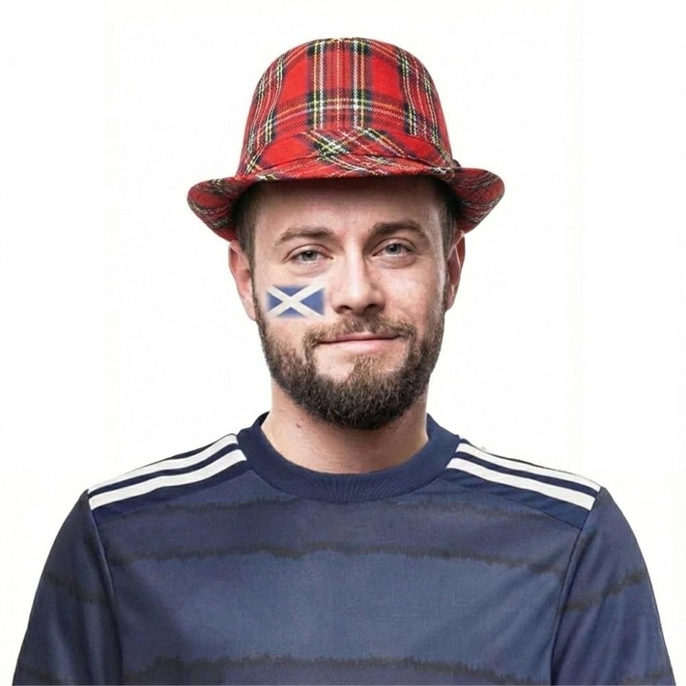 Click to view product details and reviews for Adults Scottish Accessory Set 3 Pcs Hat Tattoos.