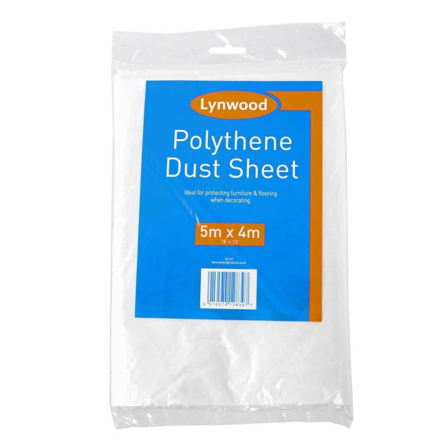 Click to view product details and reviews for Lynwood Dust Sheet Large Polythene Decorating Cover 5m X 4m.