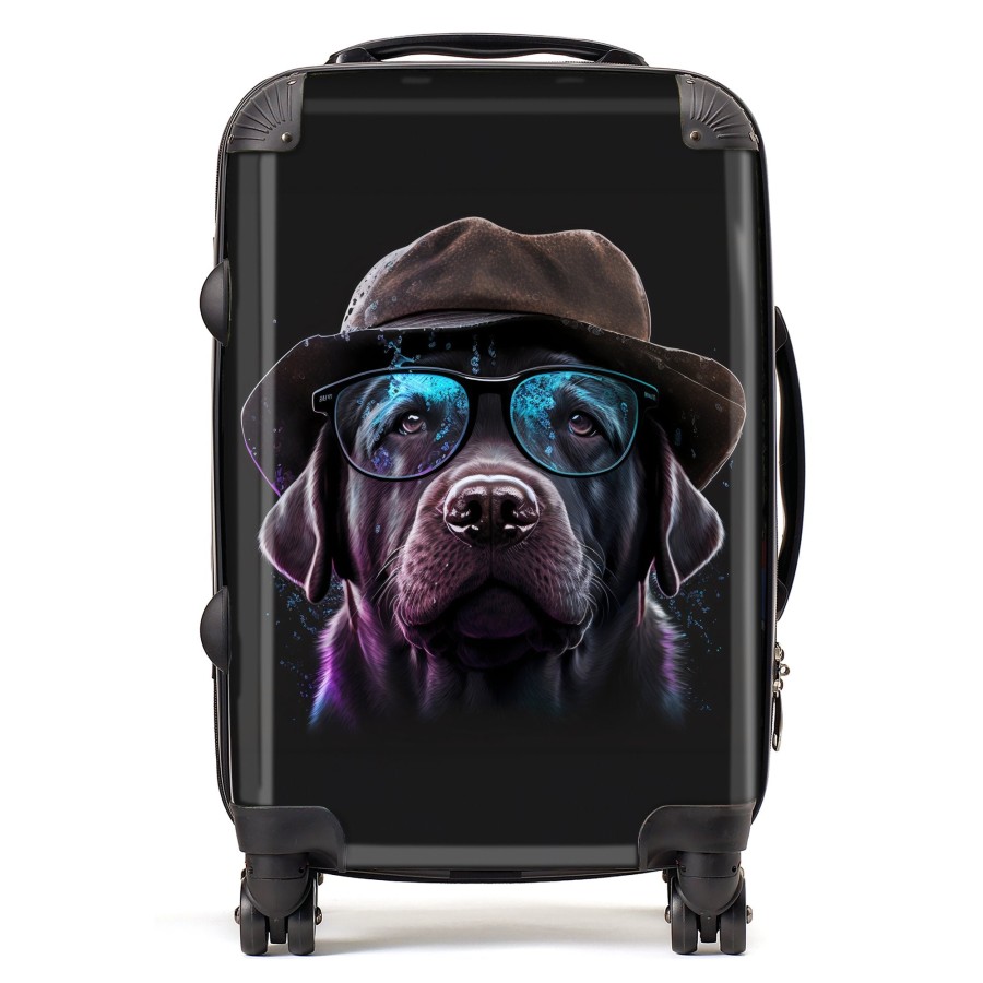 Warren Reed Labrador Retriever Dog Splashart Suitcase - Cabin
