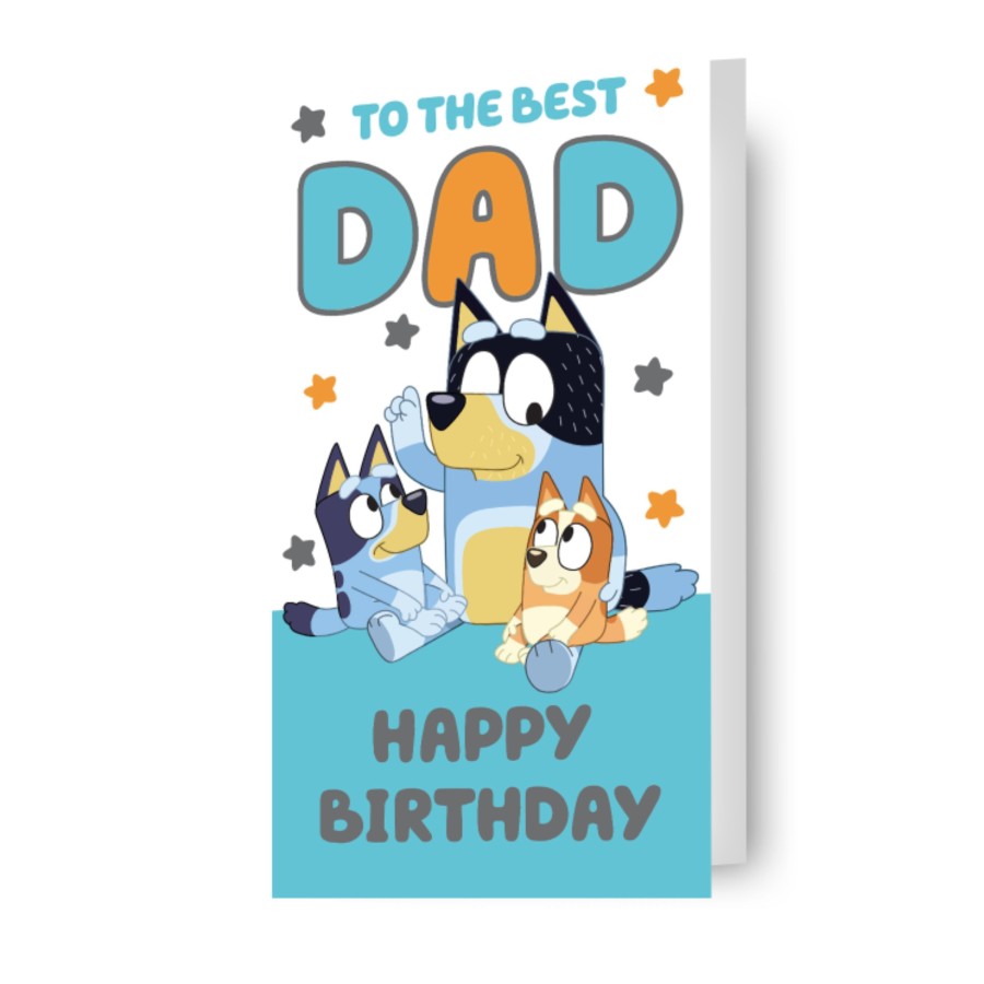 Click to view product details and reviews for Bluey Dad Birthday Card.