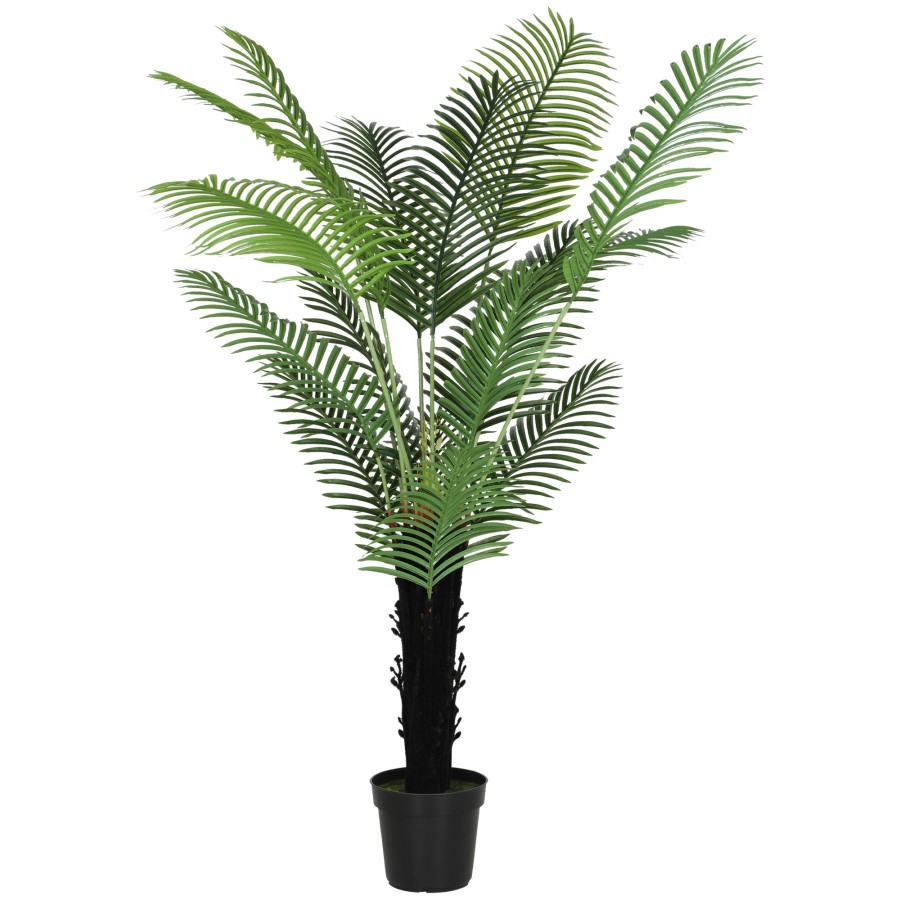 Click to view product details and reviews for Homcom 175cm Artificial Areca Palm Tree With 16 Pe Leaves Decorative Artificial Plant With Plastic Pot And Flocked Soil Fake Plant For Home Office D.