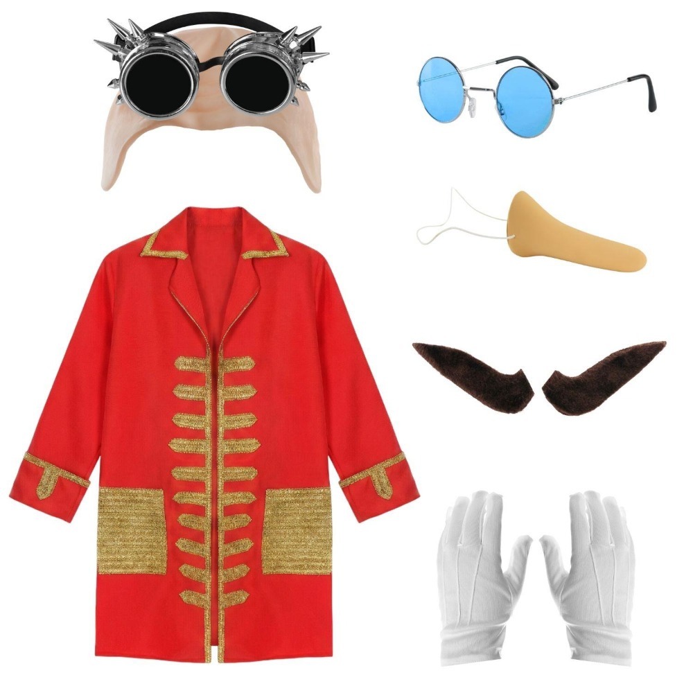 Click to view product details and reviews for Mens Professor Egg Villain Costume 7 Pcs Jacket Bald Cap Goggles Glasses Nose Moustache Gloves Standard.