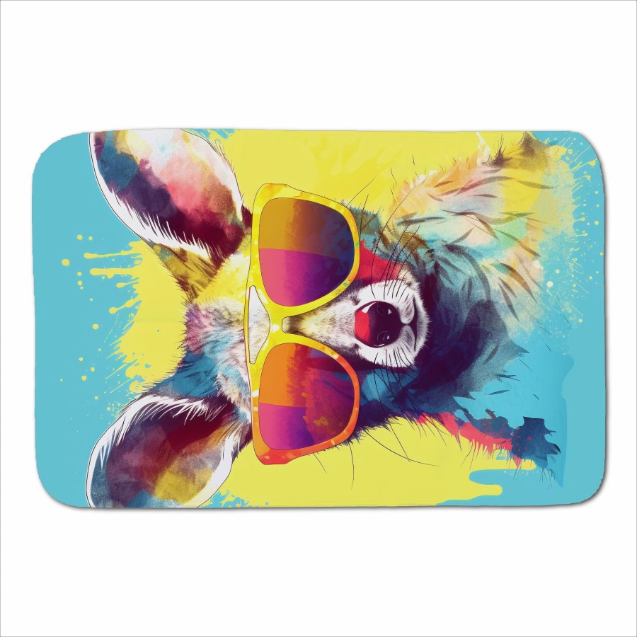 Click to view product details and reviews for Splashart Wallaby In Glasses Sherpa Blanket.