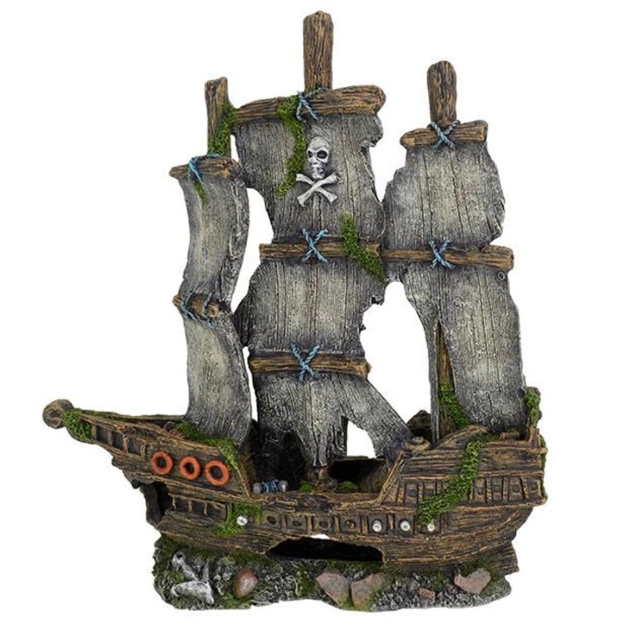 Click to view product details and reviews for Aqua One Pirate Sailing Shipwreck.