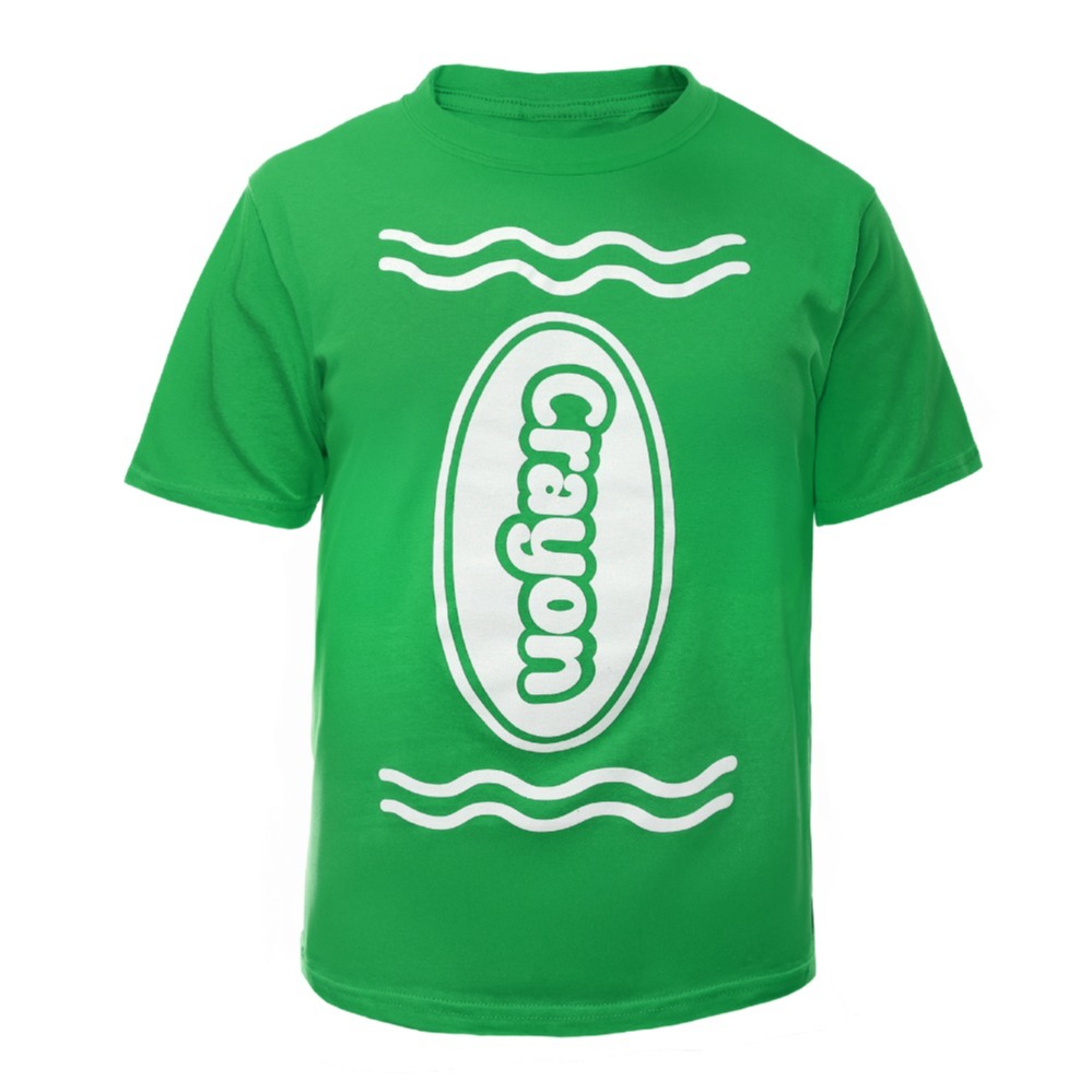 Click to view product details and reviews for Kids Green Crayon T Shirt â Fun Costume Top Small.