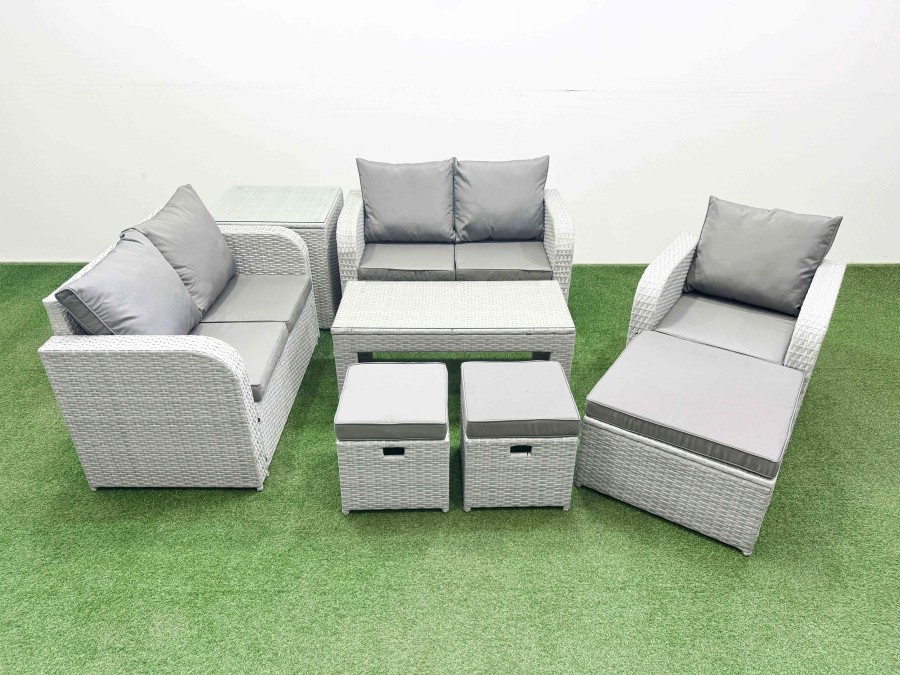 Click to view product details and reviews for Fimous High Back Poly Rattan Garden Furniture Set With Reclining Chair Loveseat Sofa Oblong Coffee Table Indoor Outdoor Patio Set 3 Stools Side Table. Click to view product details and reviews for Fimous High Back Poly Rattan Garden Furniture Set With Reclining Chair Loveseat Sofa Oblong Coffee Table Indoor Outdoor Patio Set 3 Stools Side Table.