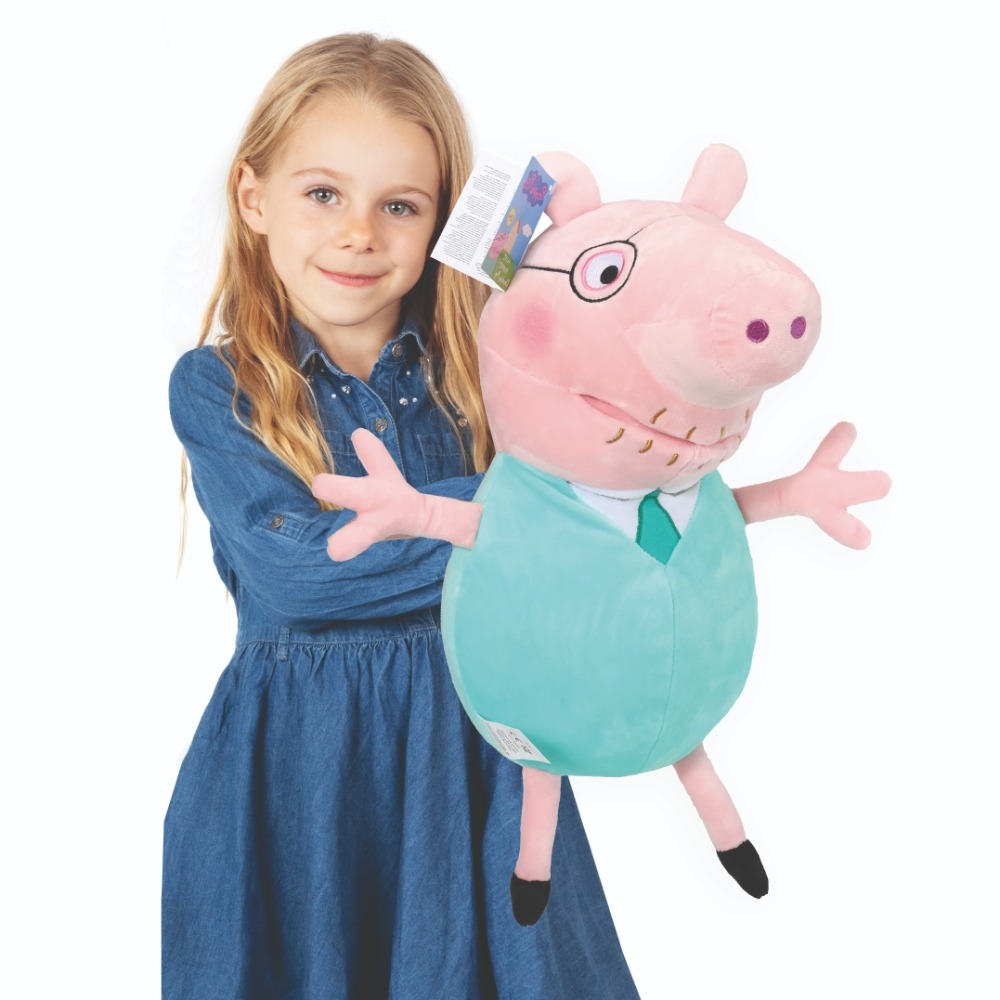 Large Plush Peppa Pig Family Hand Puppets