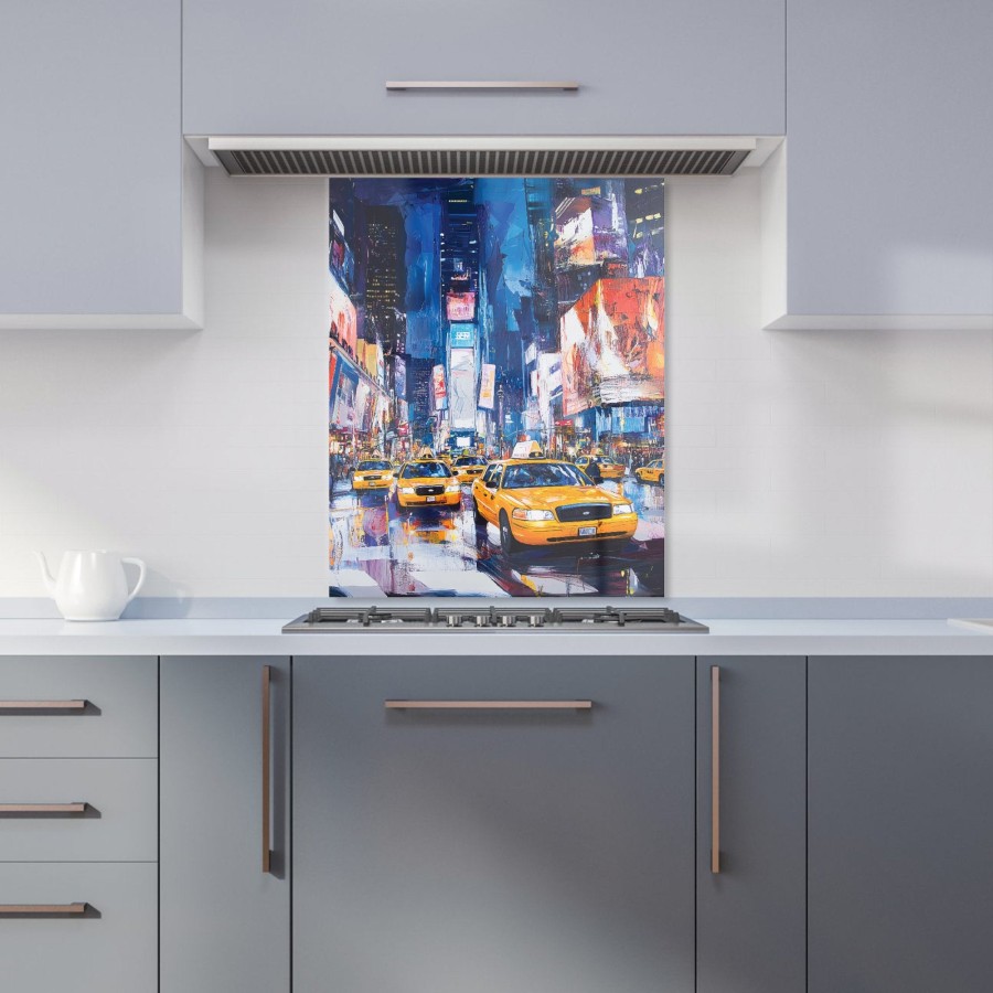 Click to view product details and reviews for Neon Nights Times Square Buzz Kitchen Splashback W600mm X H750mm.