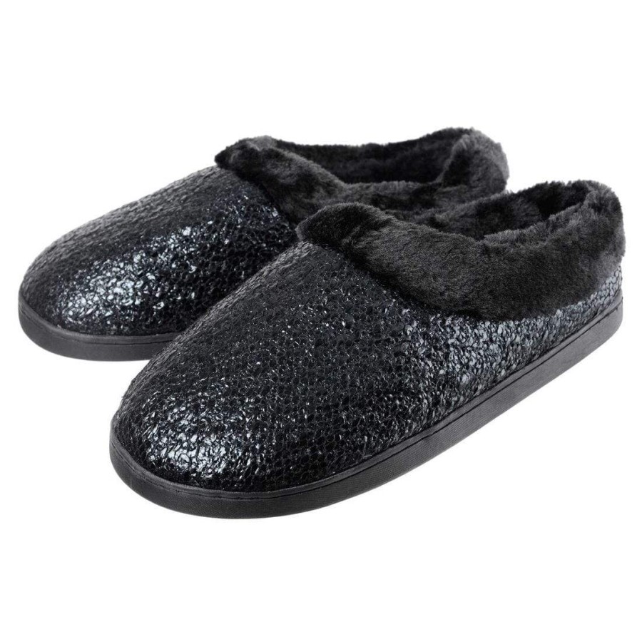 Click to view product details and reviews for Womens Chloe Slip On Mule Slippers With Faux Fur Chocolate 3 4.