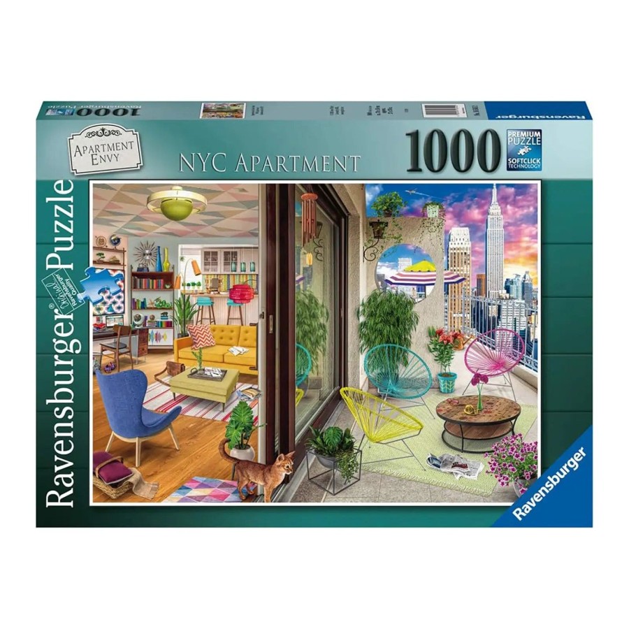 Ravensburger NYC Appartment New York Jigsaw Puzzle 1000 Pieces