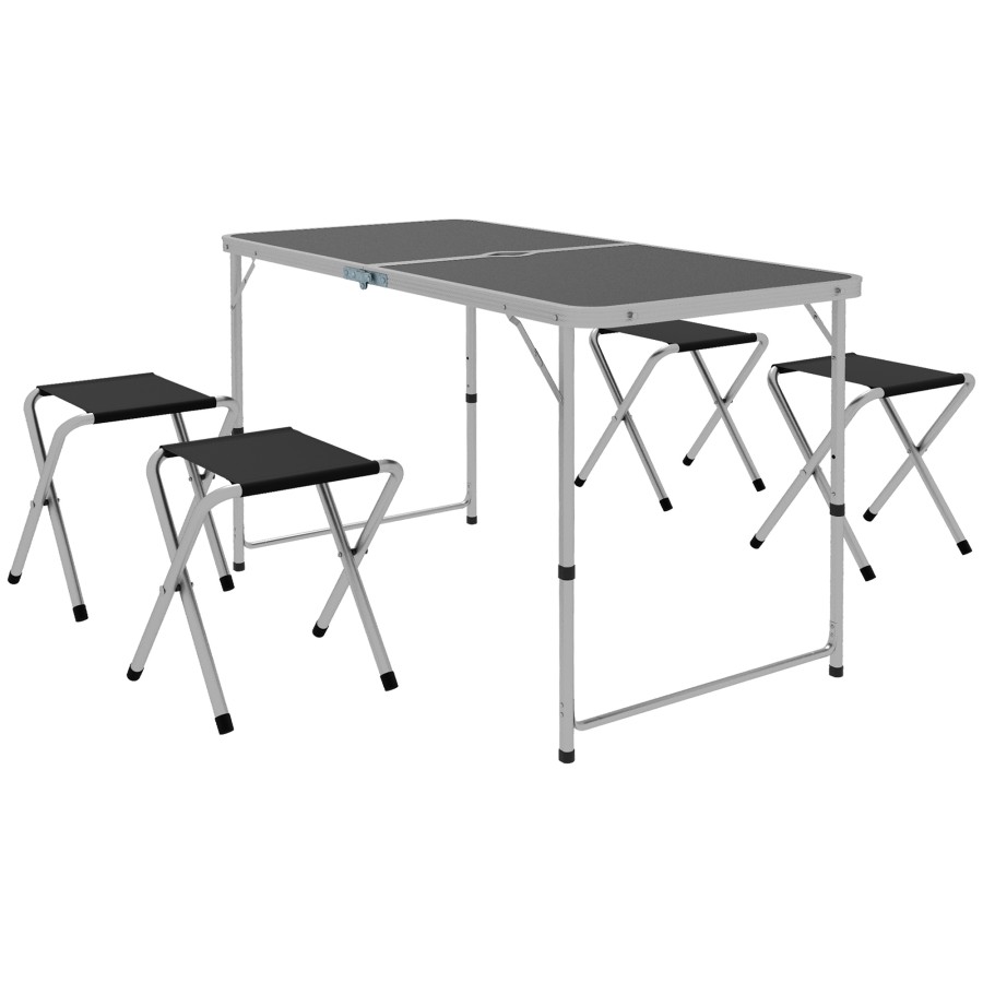 Click to view product details and reviews for Outsunny Folding Picnic Table And Chairs Portable Camping Table And Chairs Outdoor Indoor Use For Bbq Picnic Garden Parties.