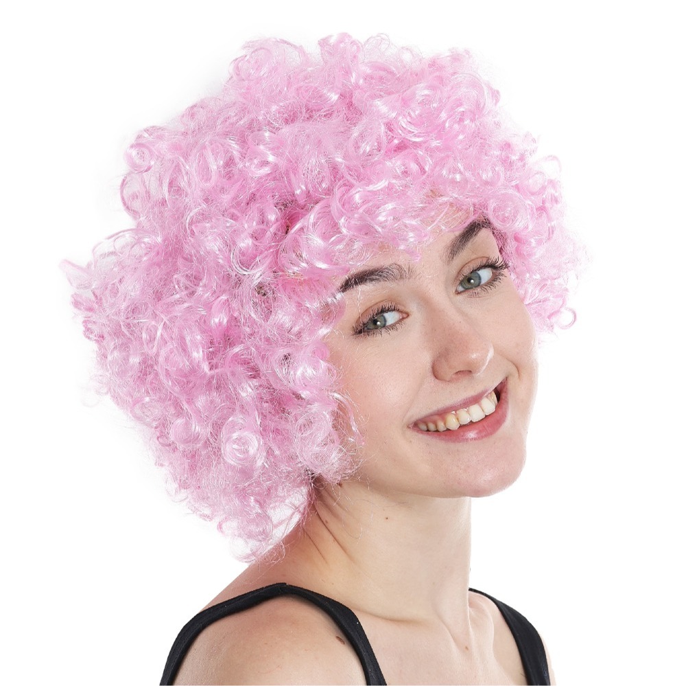 Pink Afro Wig