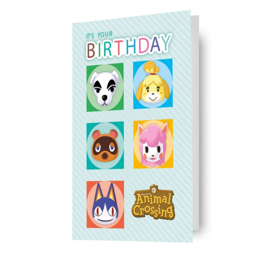 Click to view product details and reviews for Animal Crossing Birthday Card.