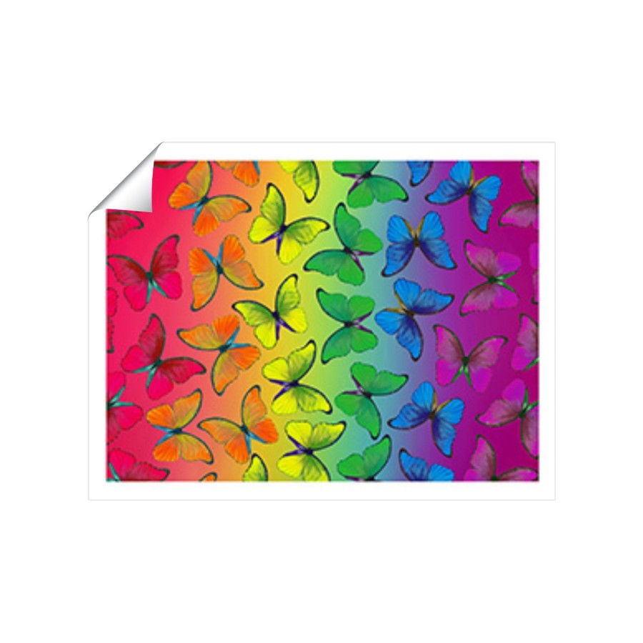 Click to view product details and reviews for Multicoloured Butterfly Pattern Art Prints 8 X 10 No Frame.