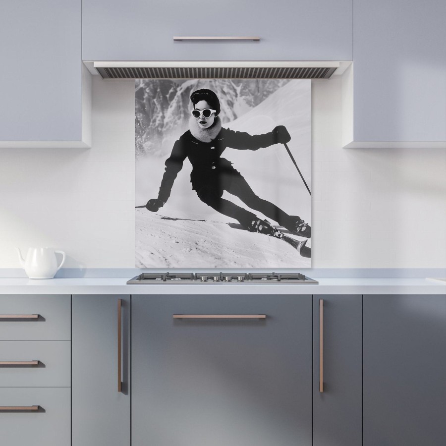 Click to view product details and reviews for Glamorous Slopes Of The 60s Kitchen Splashback W700mm X H650mm.