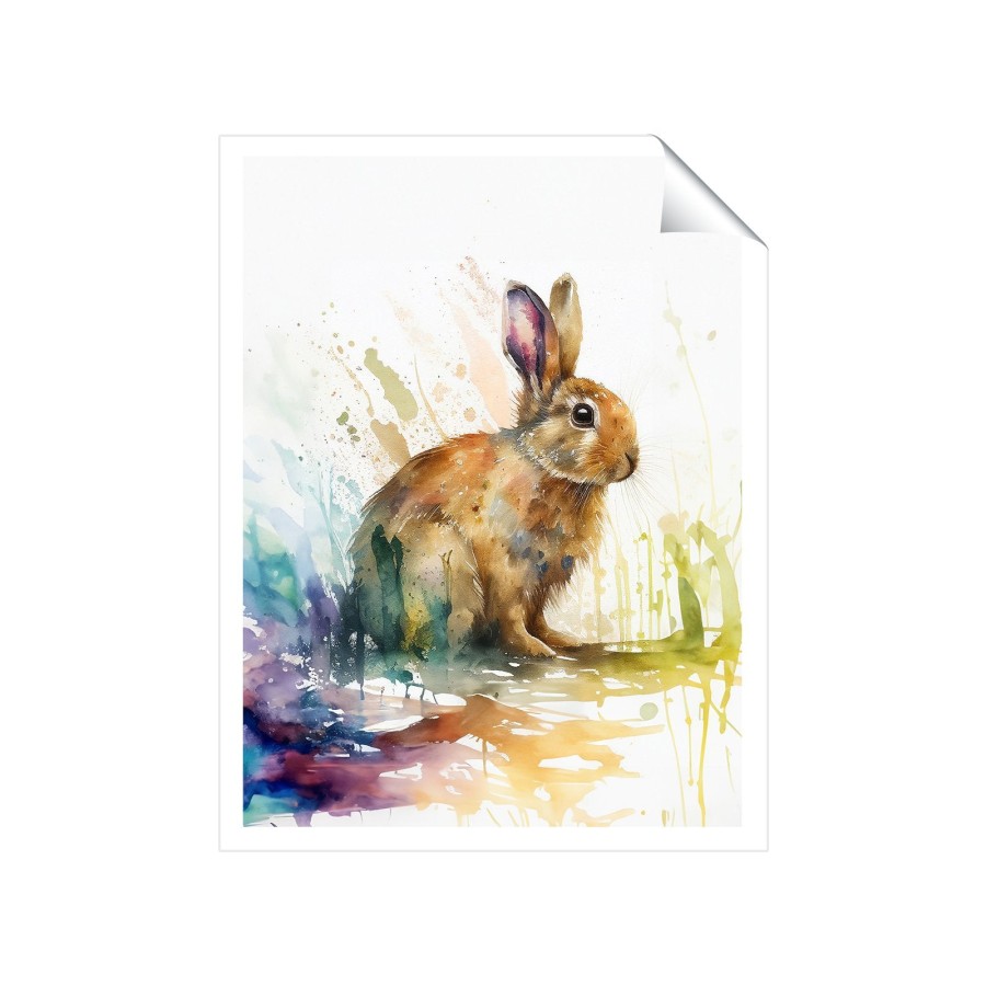 Click to view product details and reviews for Rabbit Splash Watercolour Art Prints 8 X 10 No Frame.