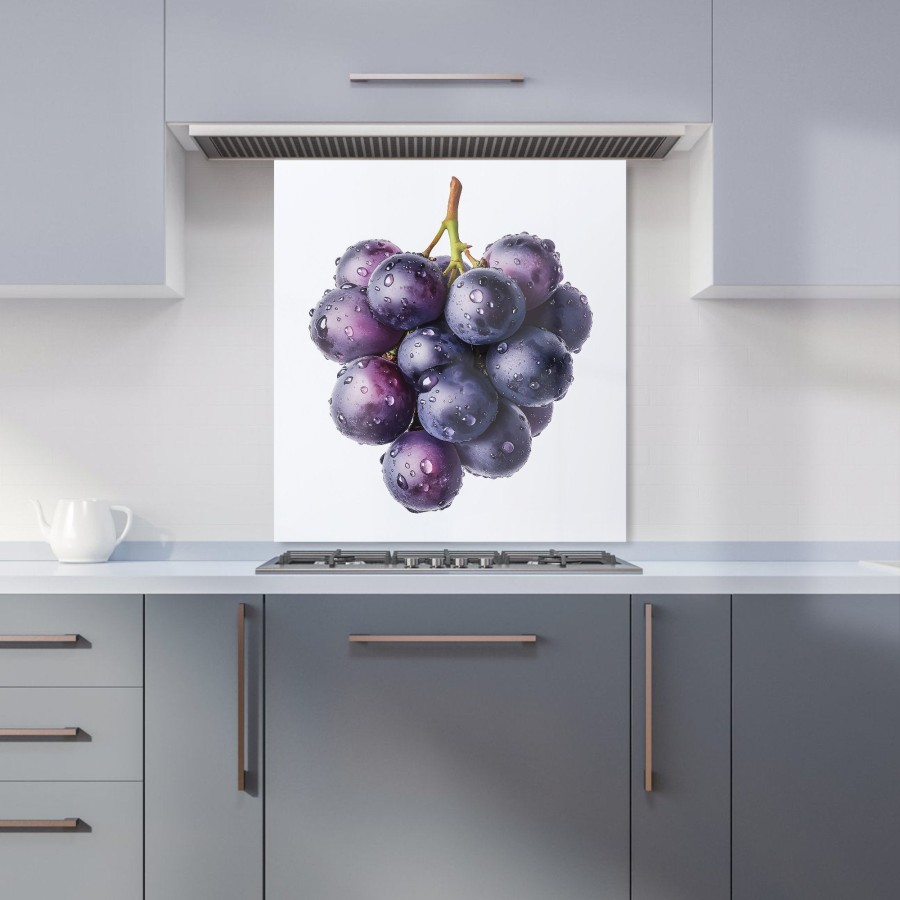 Click to view product details and reviews for Glistening Grapes Cluster Kitchen Splashback W600mm X H650mm.