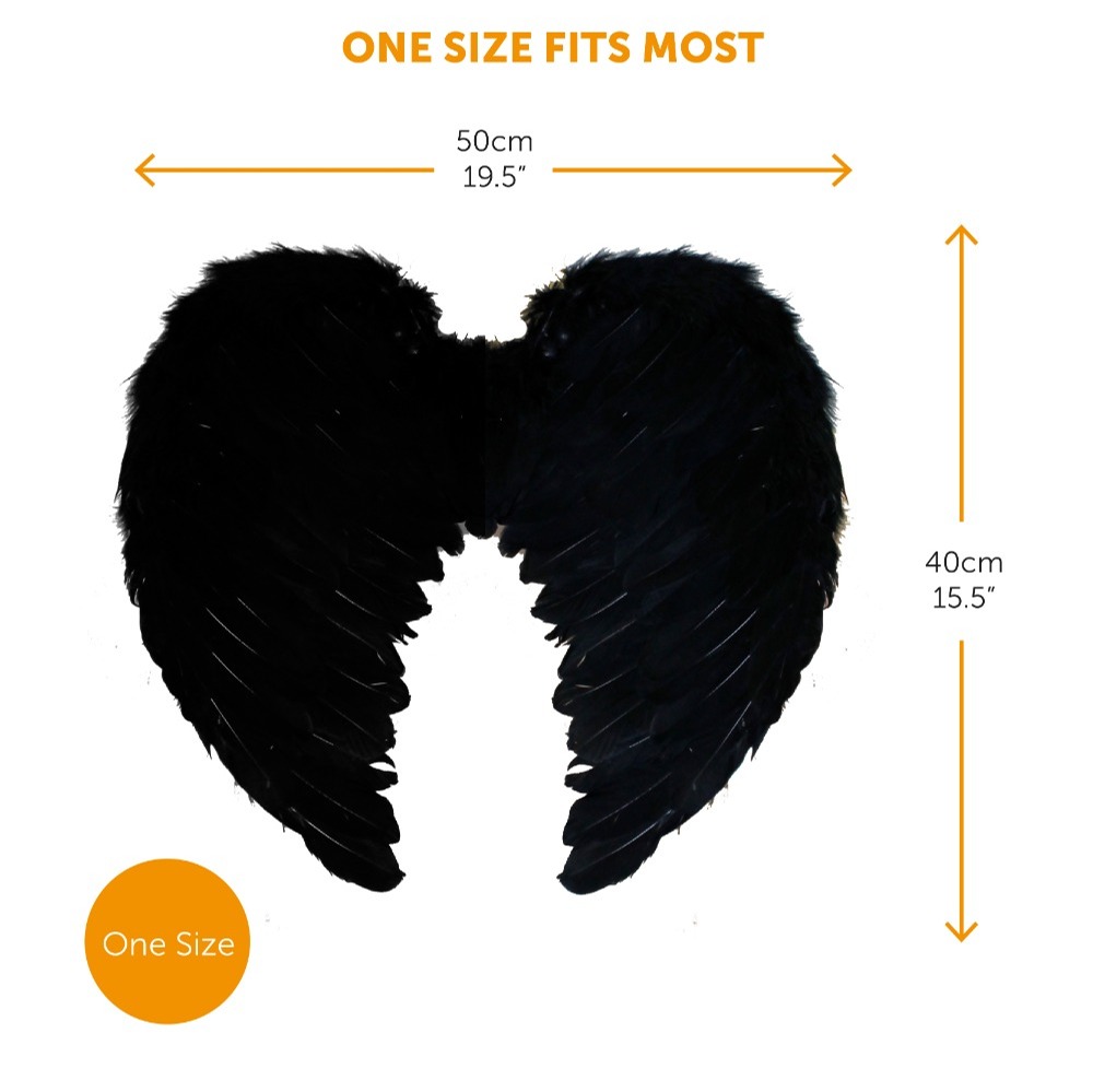 Ladies Dark Skeleton Angel Costume