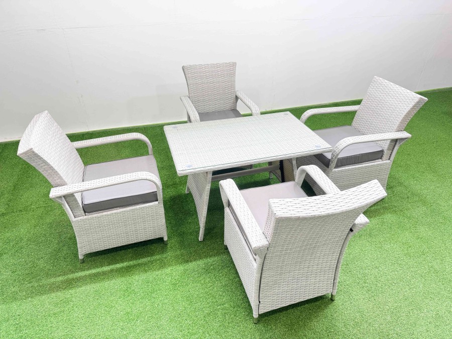 Click to view product details and reviews for Fimous Outdoor Rattan Garden Furniture Set Patio 4 Chairs Plus Rectangular Dining Table Sets Light Grey Mixed. Click to view product details and reviews for Fimous Outdoor Rattan Garden Furniture Set Patio 4 Chairs Plus Rectangular Dining Table Sets Light Grey Mixed.