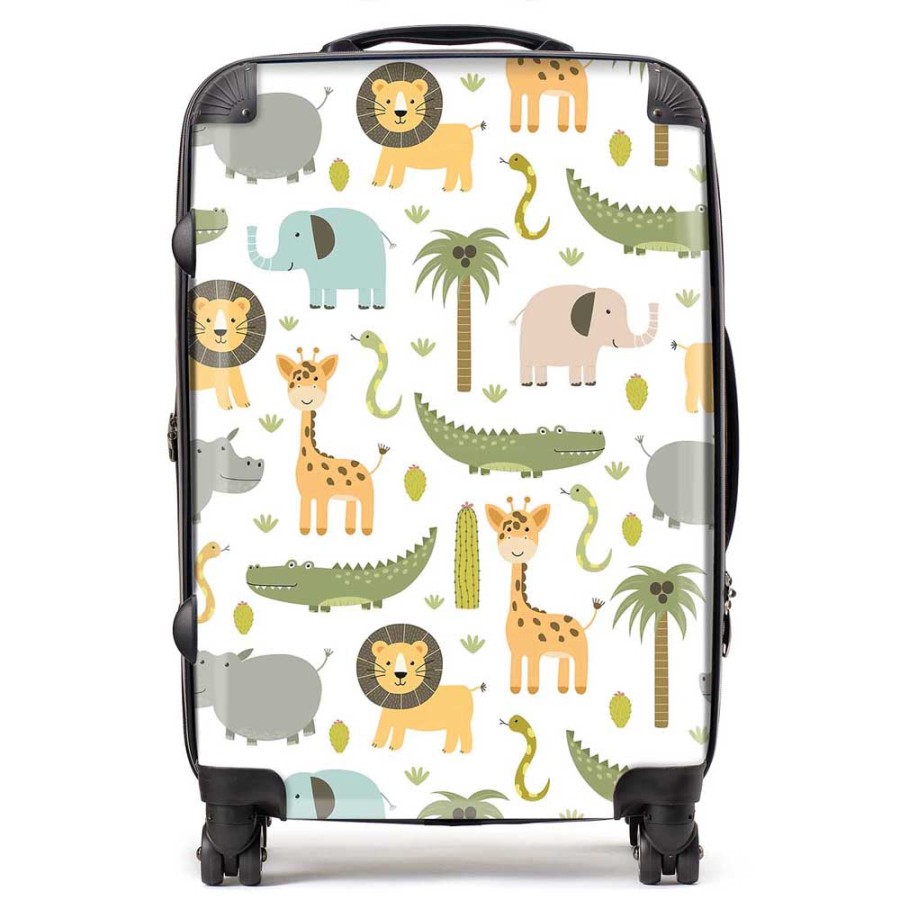 Click to view product details and reviews for Cute Safari Animals Suitcase Medium.