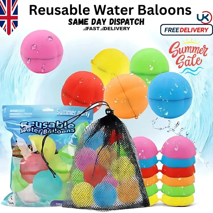 Reusable Silicone Water Balloons – Eco Splash Balls for Summer Fun