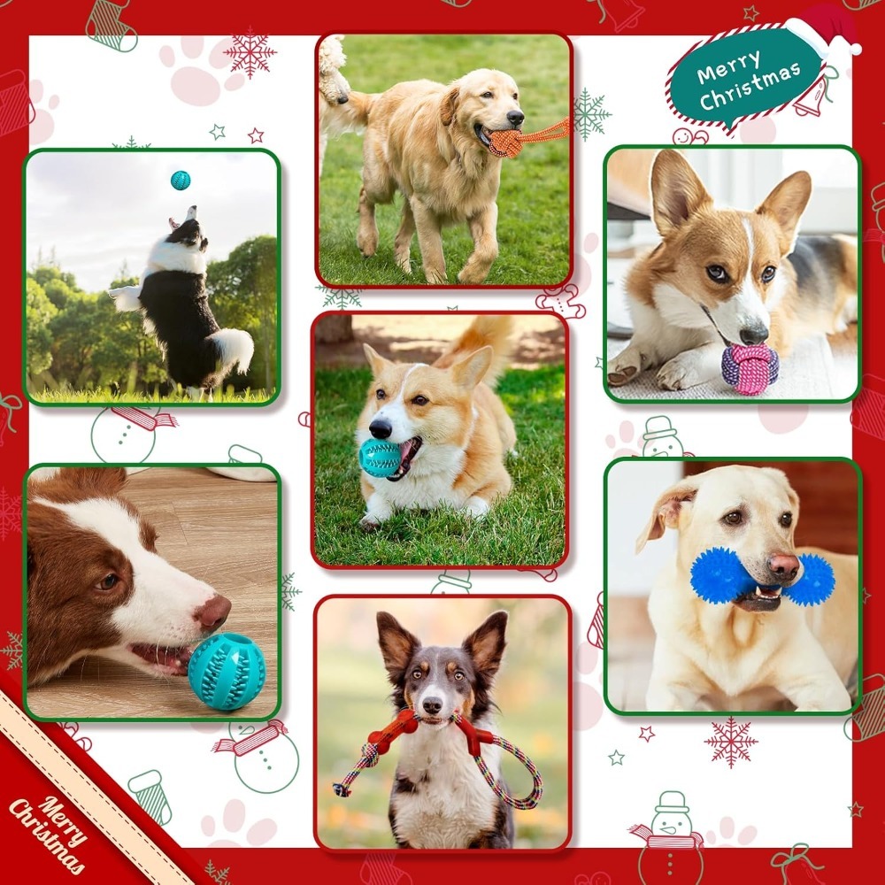 20 PCS Puppy Chew Toys Set - Rope, Teething & Interactive Fun