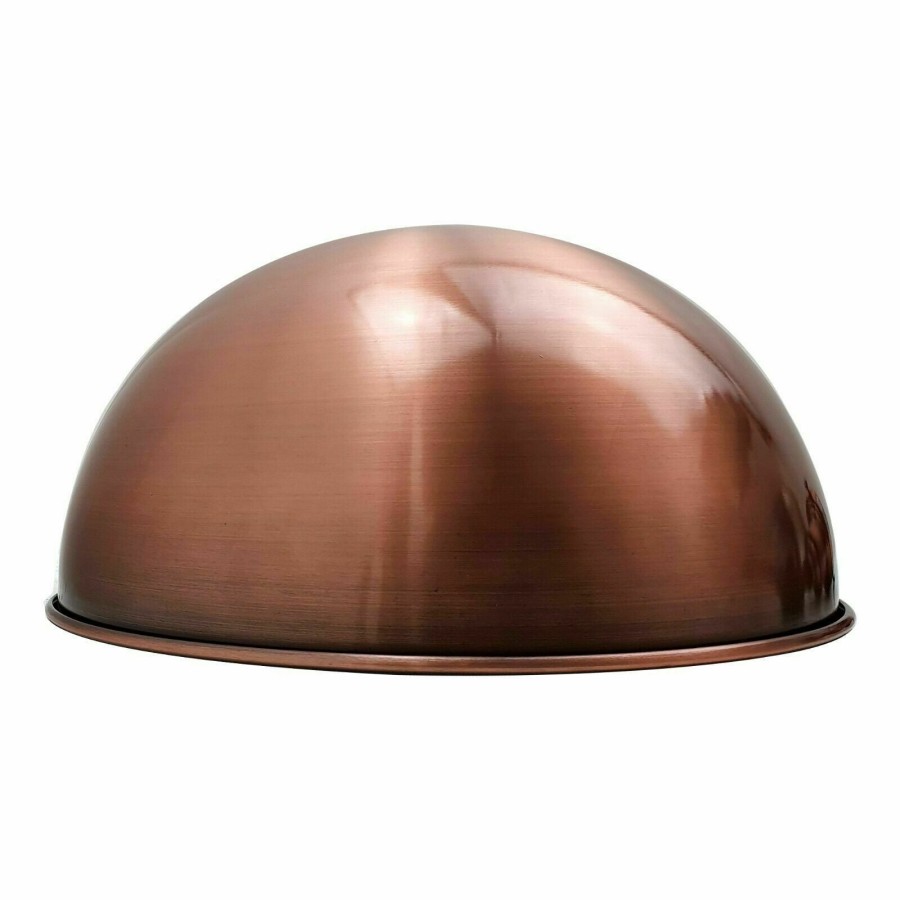 Ledsone Uk Ltd Modern Ceiling Light Shade Hanging Pendant Lamp Metal Dome Shade~1890 - Copper