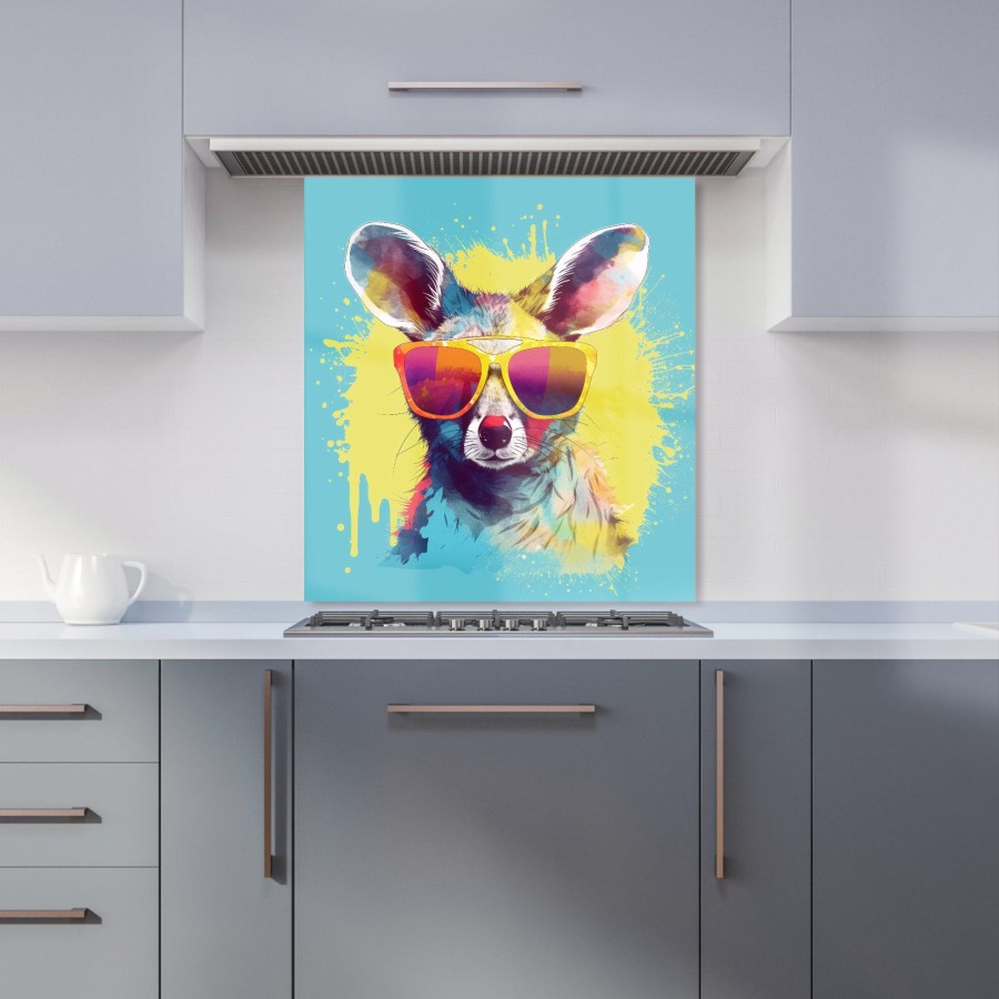 Click to view product details and reviews for Splashart Wallaby In Glasses Kitchen Splashback W600mm X H650mm. Click to view product details and reviews for Splashart Wallaby In Glasses Kitchen Splashback W600mm X H650mm.