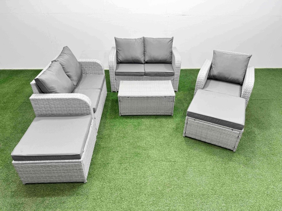 Click to view product details and reviews for Fimous High Back Poly Rattan Garden Furniture Set With Reclining Chair Loveseat Sofa Rectangular Coffee Table Indoor Outdoor Patio Set 2 Big Stool Li. Click to view product details and reviews for Fimous High Back Poly Rattan Garden Furniture Set With Reclining Chair Loveseat Sofa Rectangular Coffee Table Indoor Outdoor Patio Set 2 Big Stool Li.