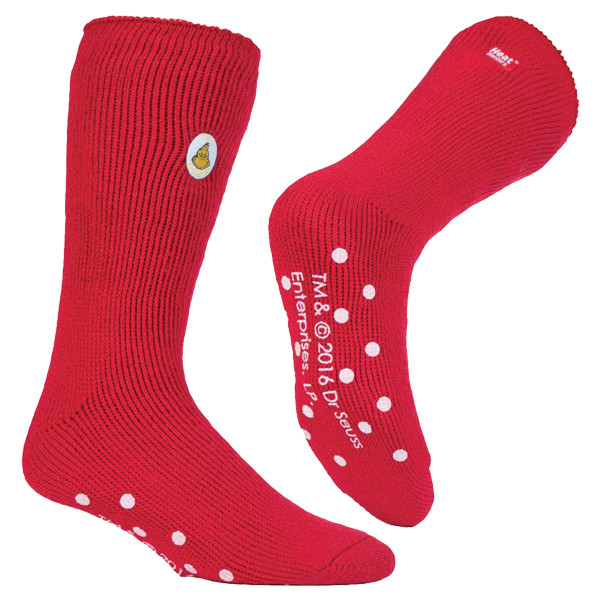 Click to view product details and reviews for Heat Holders Mens Film Tv Themed Thermal Slipper Socks The Grinch 6 11.