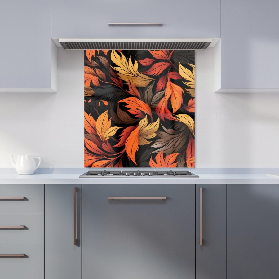 Click to view product details and reviews for Autumn Leaves Design Kitchen Splashback W700mm X H650mm.