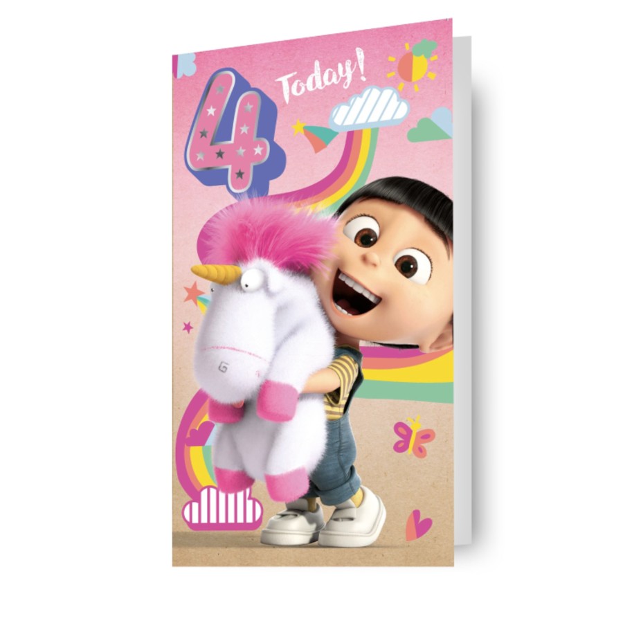 Click to view product details and reviews for Despicable Me Age 4 Birthday Card.