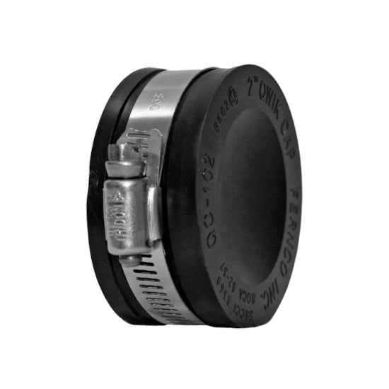 Evolution Aqua Rubber Boot Stop End Cap Eazy Connectors 4 Sizes - 3"