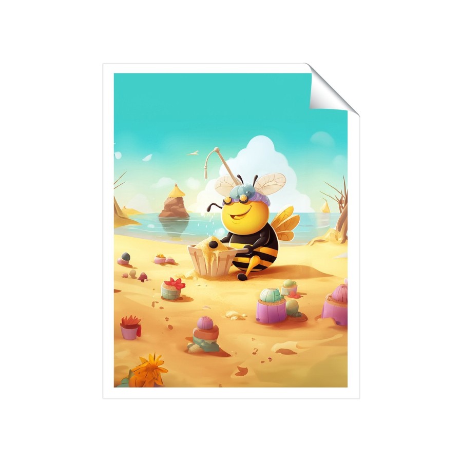 Click to view product details and reviews for Bumblebee On A Beach Holiday Art Prints 8 X 10 No Frame.
