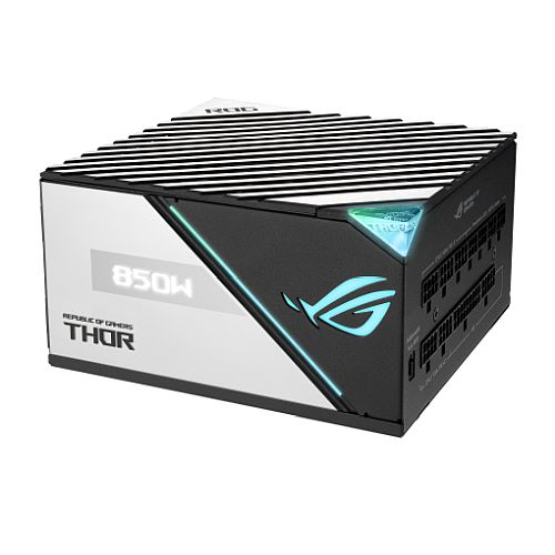 Click to view product details and reviews for Asus 850w Rog Thor Platinum Ii Psu Double Ball Bearing Fan Fully Modular 80 Platinum Rgb Lighting Oled Display Pcie 50 Lambda A.