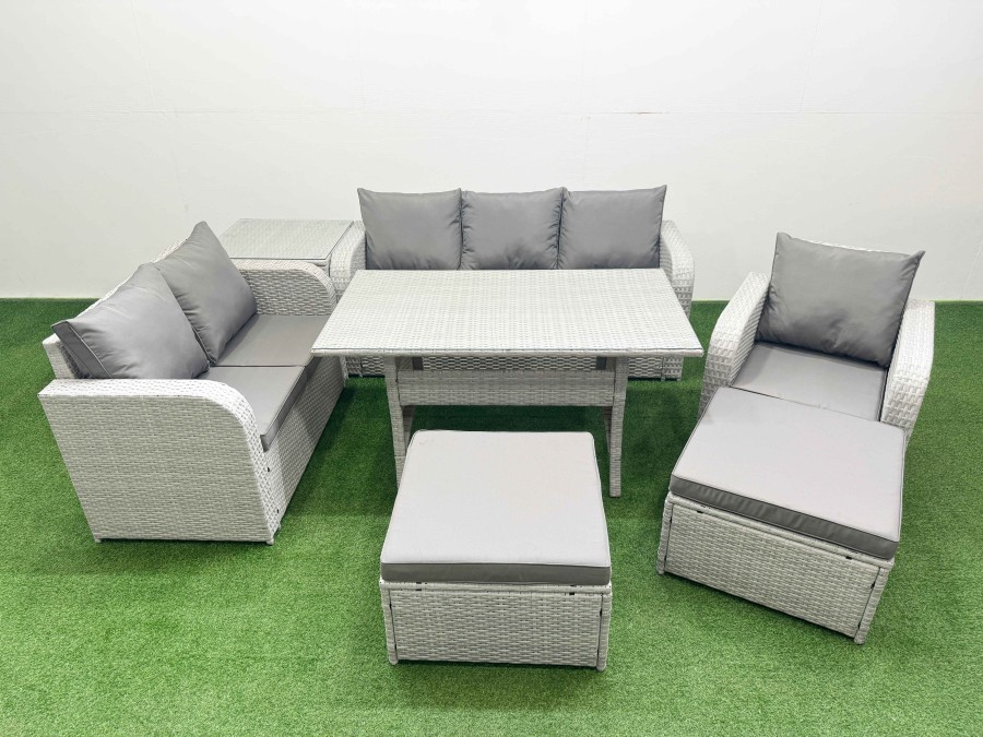 Click to view product details and reviews for Fimous Patio Pe Wicker 8 Seater Outdoor Rattan Furniture Sofa Sets With Rectangular Dining Table Reclining Chair Loveseat Sofa 3 Seater Sofa 2 Big Foo. Click to view product details and reviews for Fimous Patio Pe Wicker 8 Seater Outdoor Rattan Furniture Sofa Sets With Rectangular Dining Table Reclining Chair Loveseat Sofa 3 Seater Sofa 2 Big Foo.