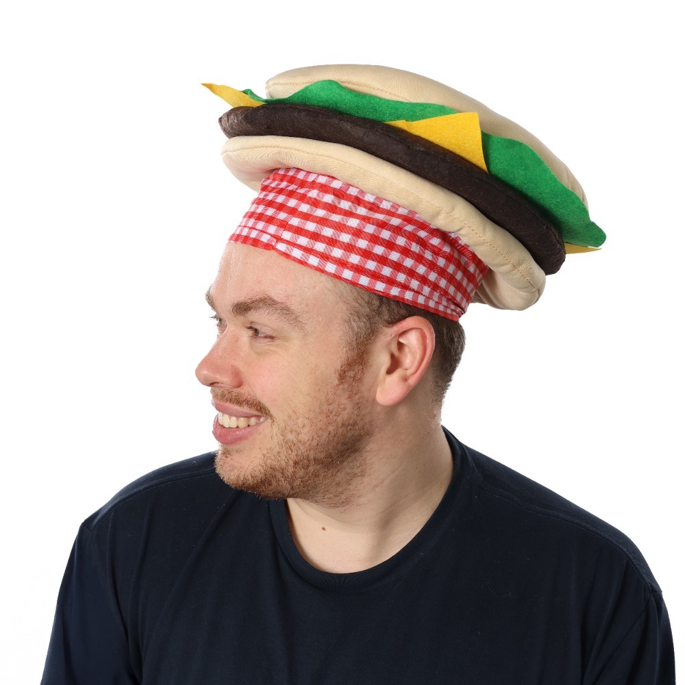 Novelty Burger Hat