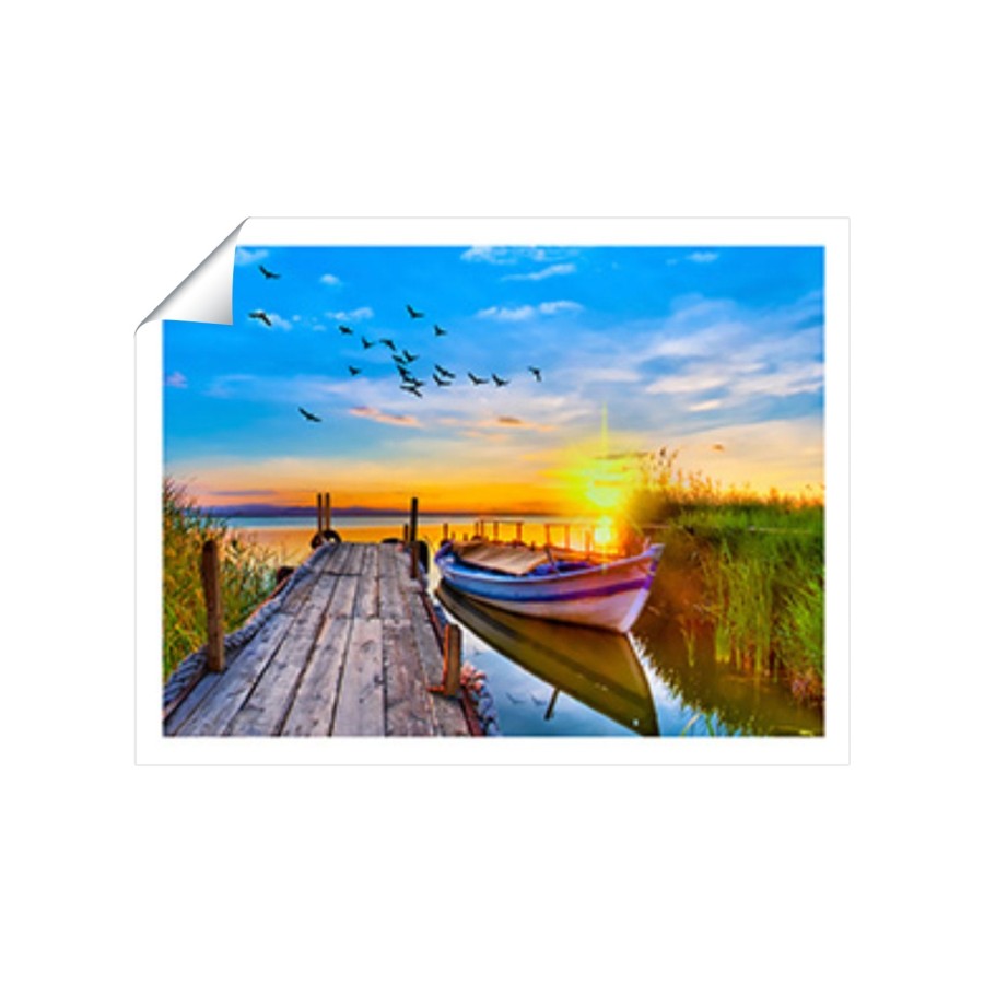 Click to view product details and reviews for Sunset Of Colours At The Lake Art Prints 8 X 10 No Frame.