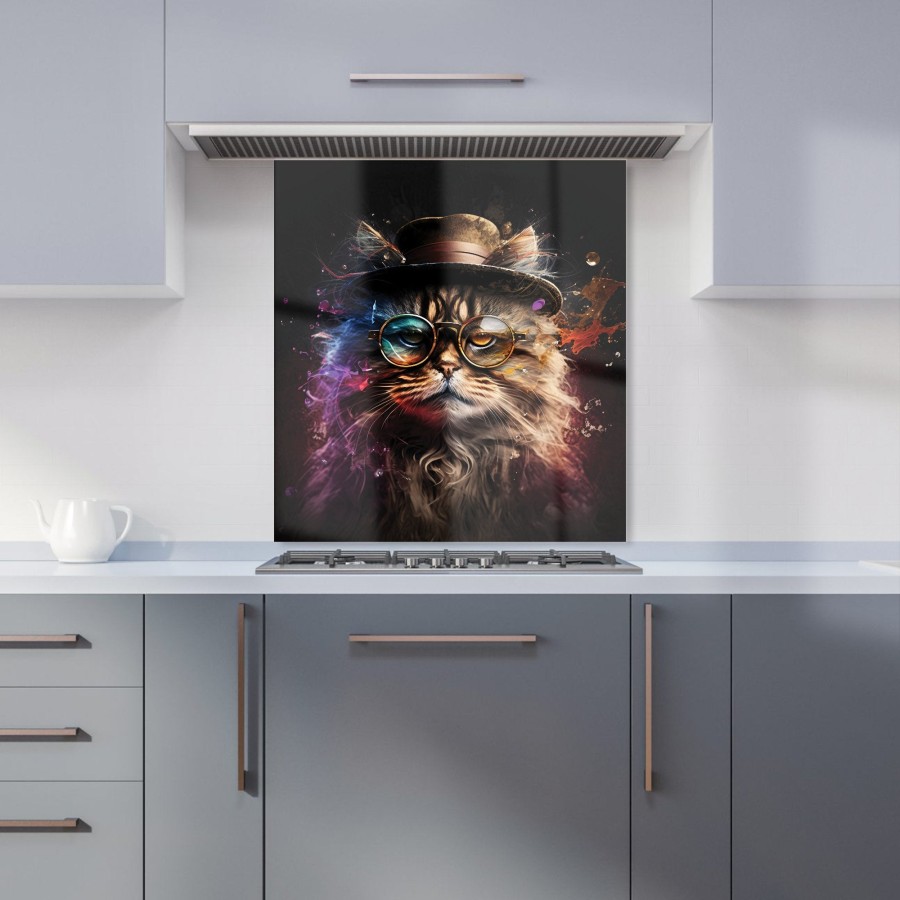 Click to view product details and reviews for Siberian Cat With Glasses Splashart Kitchen Splashback W600mm X H650mm. Click to view product details and reviews for Siberian Cat With Glasses Splashart Kitchen Splashback W600mm X H650mm.