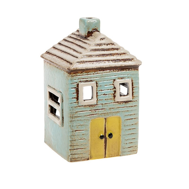 Click to view product details and reviews for Tealight Holder – Ceramic Pale Blue House. Click to view product details and reviews for Tealight Holder – Ceramic Pale Blue House.