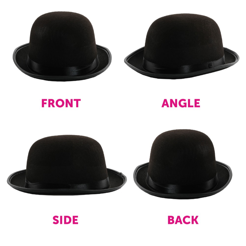 Detective Accessory Set | 4 Pcs | Hat, Tash, Gloves & Cane