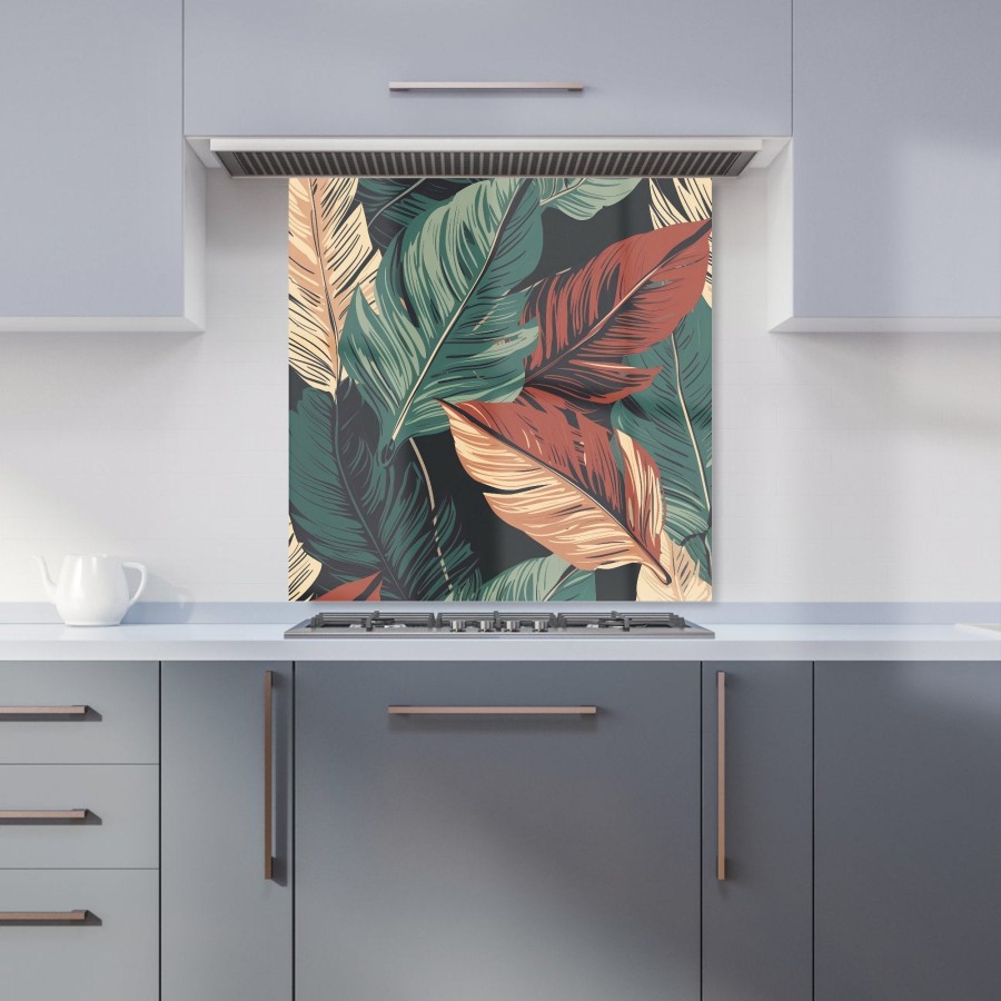 Click to view product details and reviews for Autumn Colour Leaves Kitchen Splashback W600mm X H600mm.