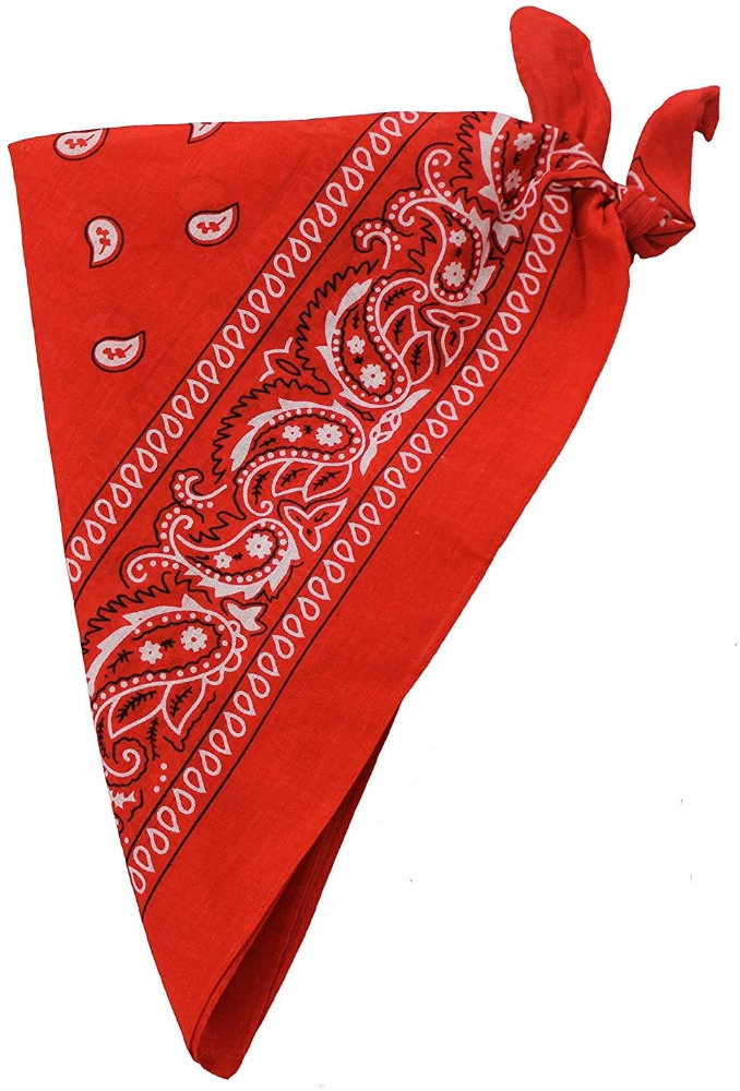 Red Paisley Bandana